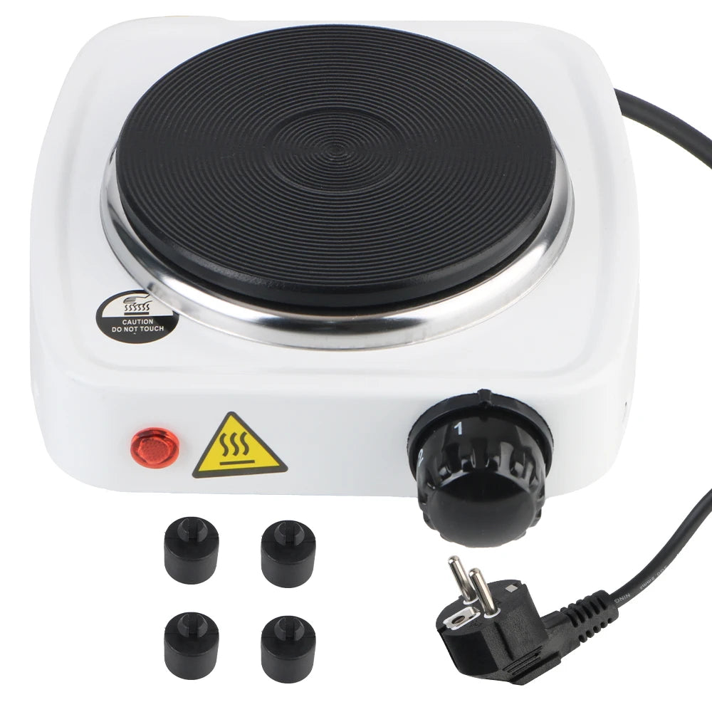 Mini Electric Cooker Plate 500W – Portable Heating Stove for Milk, Coffee & More