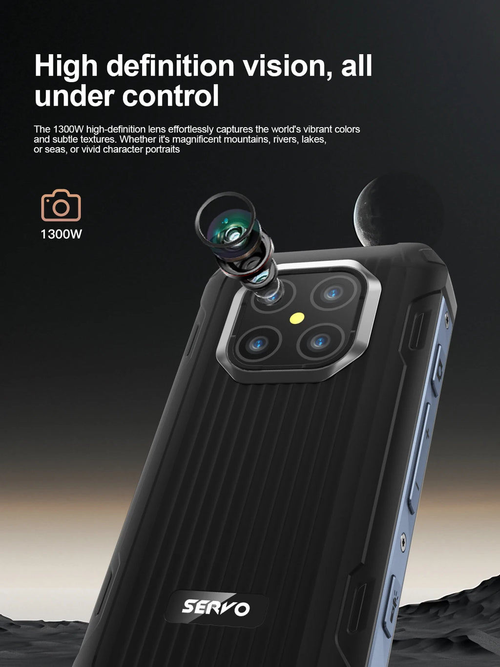 SERVO TANK500 Rugged Smartphone – IP68, 4G LTE, Android 12, 6GB RAM