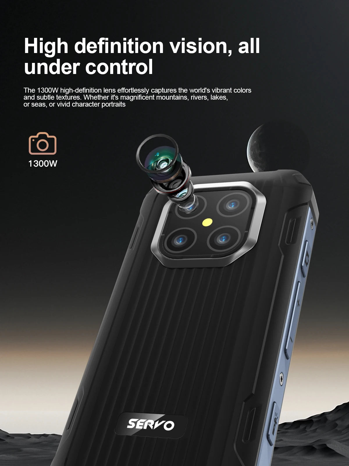 SERVO TANK500 Rugged Smartphone – IP68, 4G LTE, Android 12, 6GB RAM