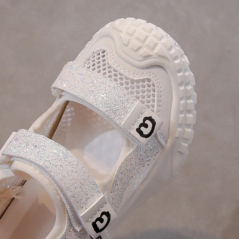Summer Girls' Sports Sandals Comfortable and Soft Non - Slip and Breathable Outdoor Sports Sandals with Rhinestone Decorations - memorylane shop