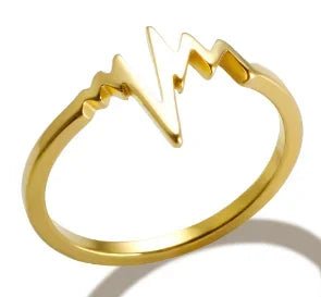 Stainless Steel Ring for Women Inlaid Zircon Rings Waterproof Romantic Fashion Jewelry - memorylane shop