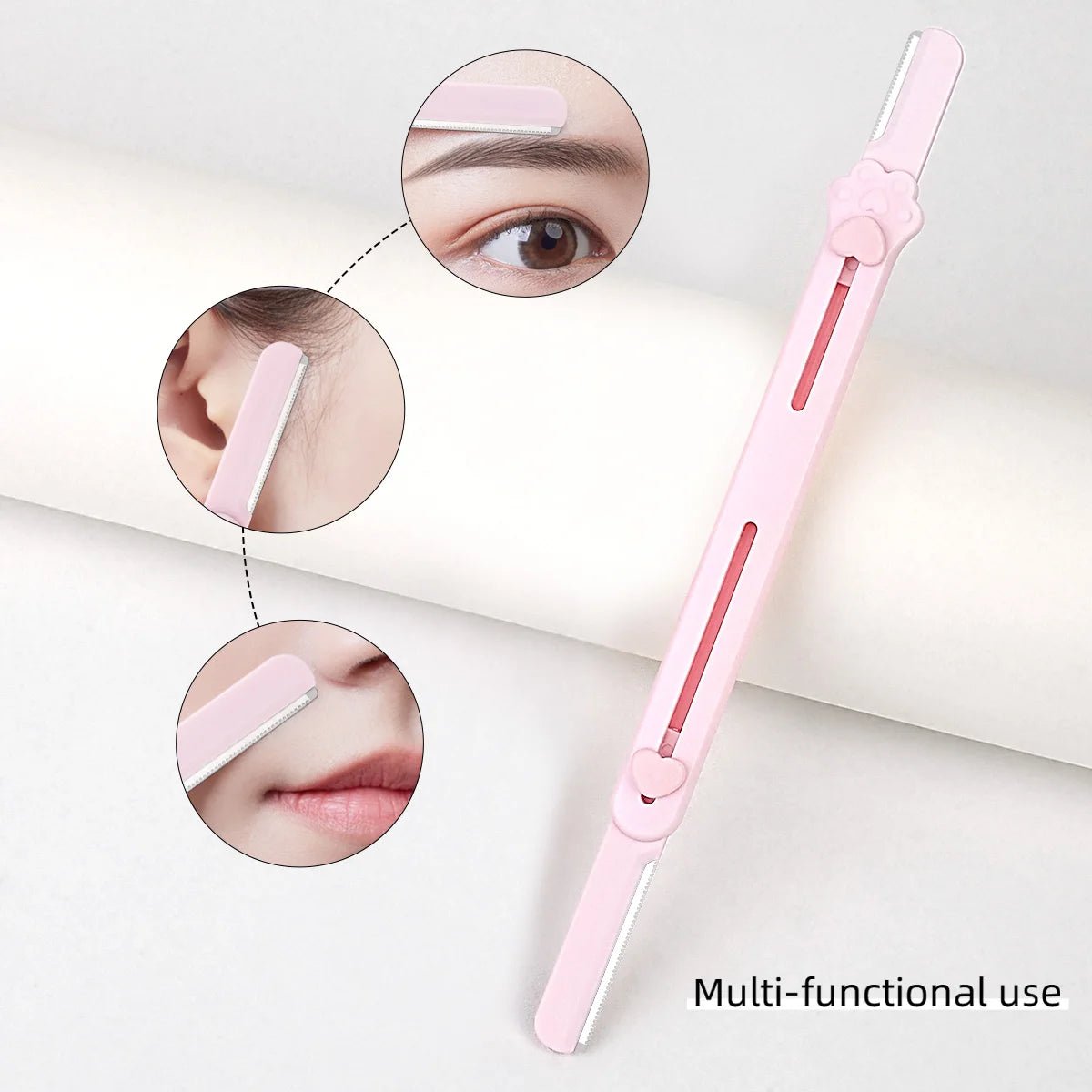 Set of 25 professional makeup tools, including makeup brushes, eyebrow trimmers, plush bags, powder puffs, sponge balls - memorylane shop