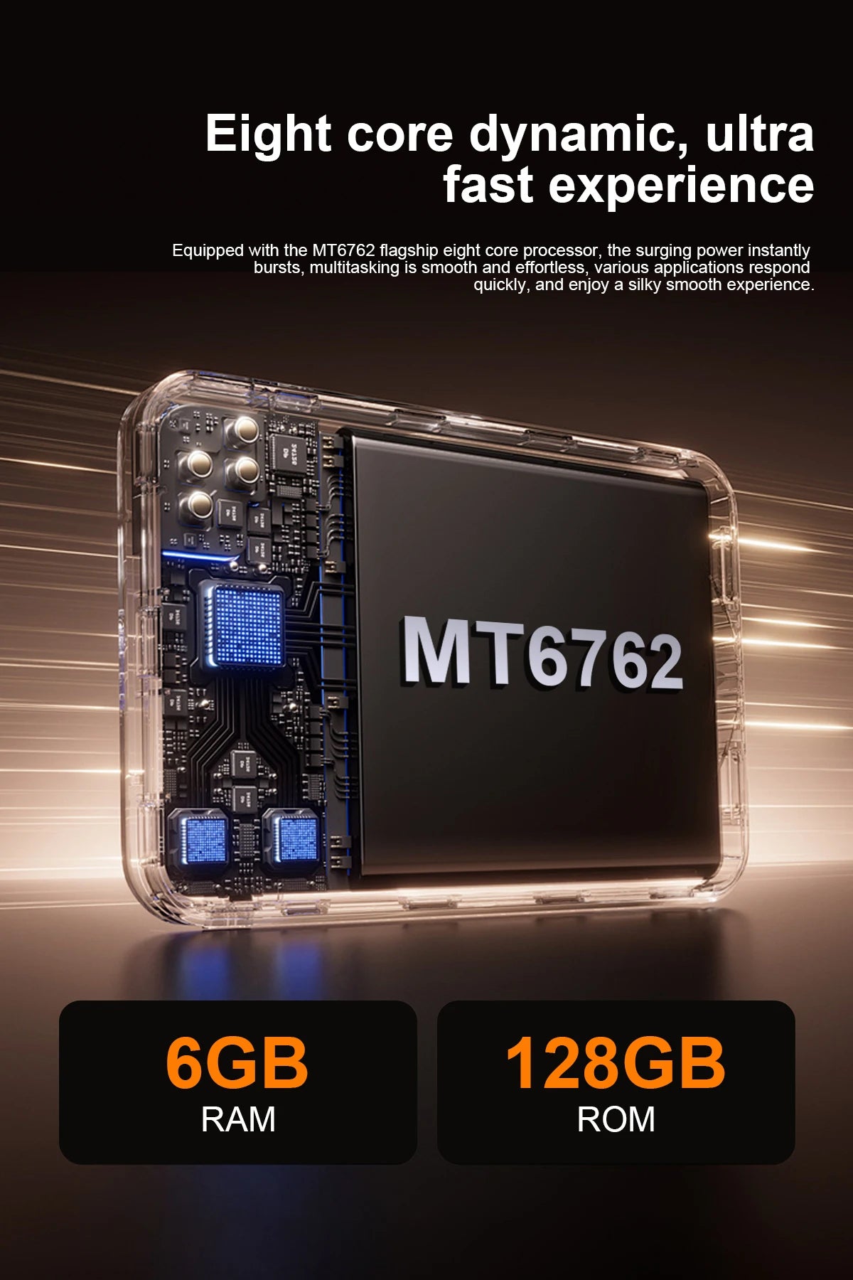 SERVO TANK500 Rugged Smartphone – IP68, 4G LTE, Android 12, 6GB RAM