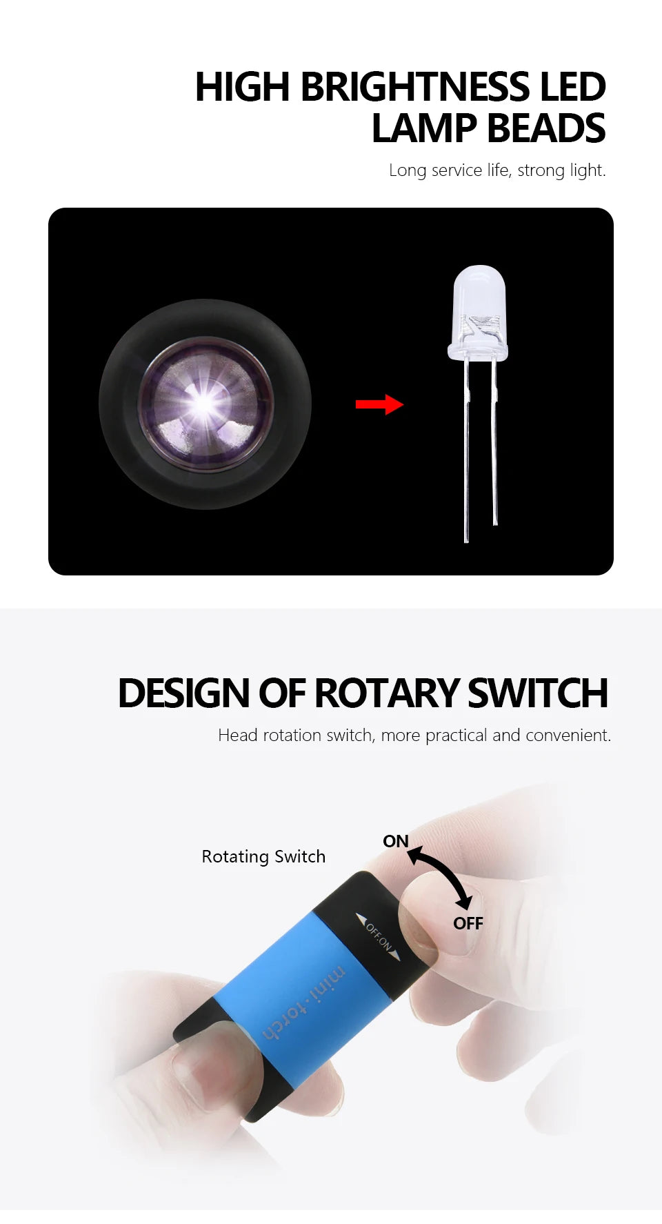LETOYO UV Flashlights Led Mini USB Light Portable Rechargeable Waterproof Flashlight for squid jig metal jig fishing accessories