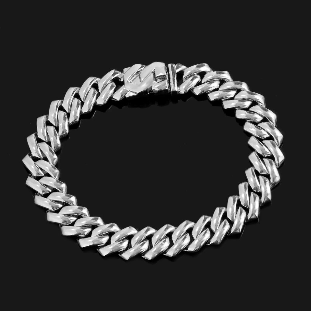 Summer 14MM Chunky Cuban Anklet For Women Gold - plated Rhombus Cuban Link Chain Anklets Beach Sandals Jewelry New - memorylane shop