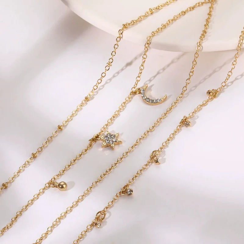 Hot selling minimalist ankle chain Bohemian style women's chain foot summer beach barefoot sandals ankle fashion jewelry