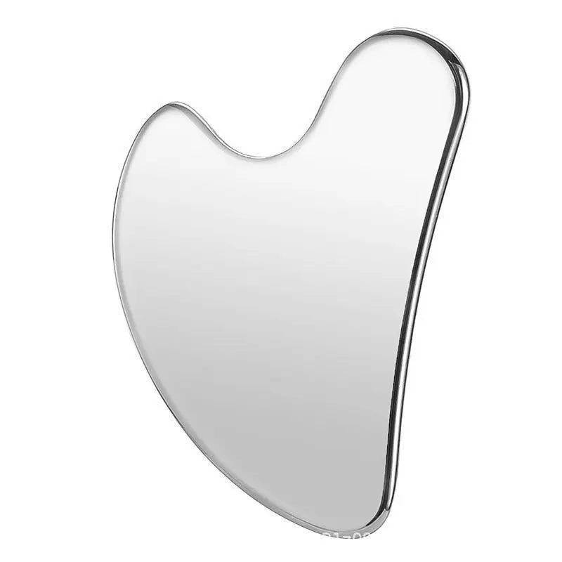 Stainless Steel Facial GuaSha Scraping Face Care Lifting Massage Tools Anti Wrinkle Skin Tighten Cooling Cellulite Massager Tool