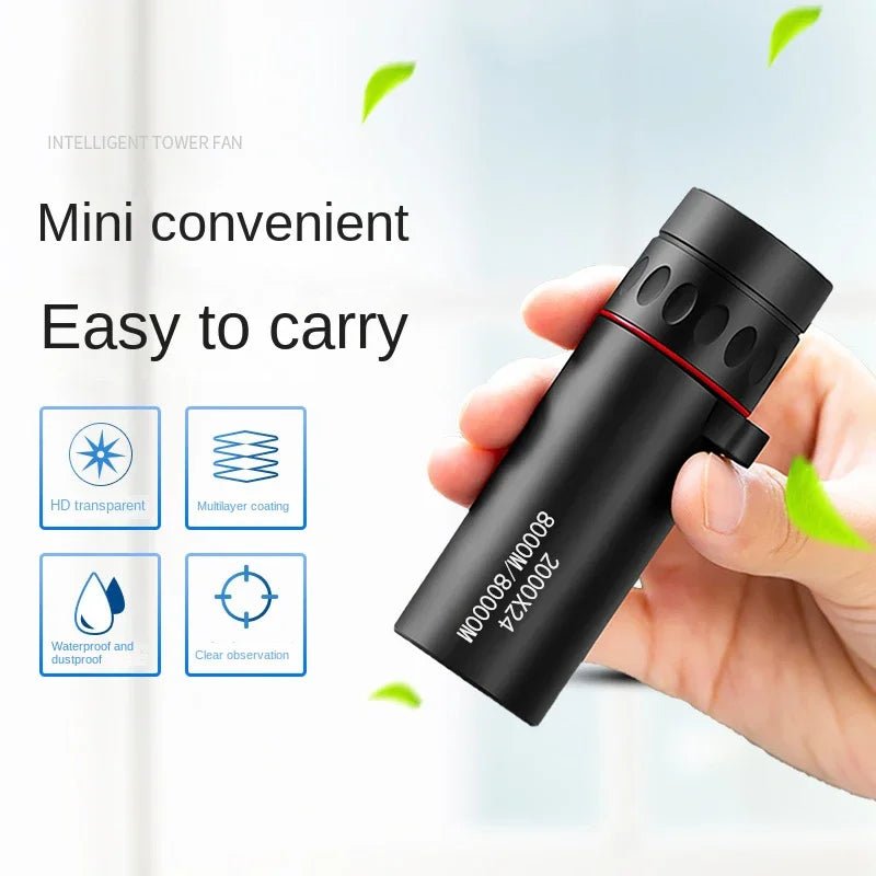 2000x24 HD Monocular Telescope Mini Portable Mobile Phone Telescope with Holder Outdoor Camping Hunting Birdwatching Telescopes - memorylane shop