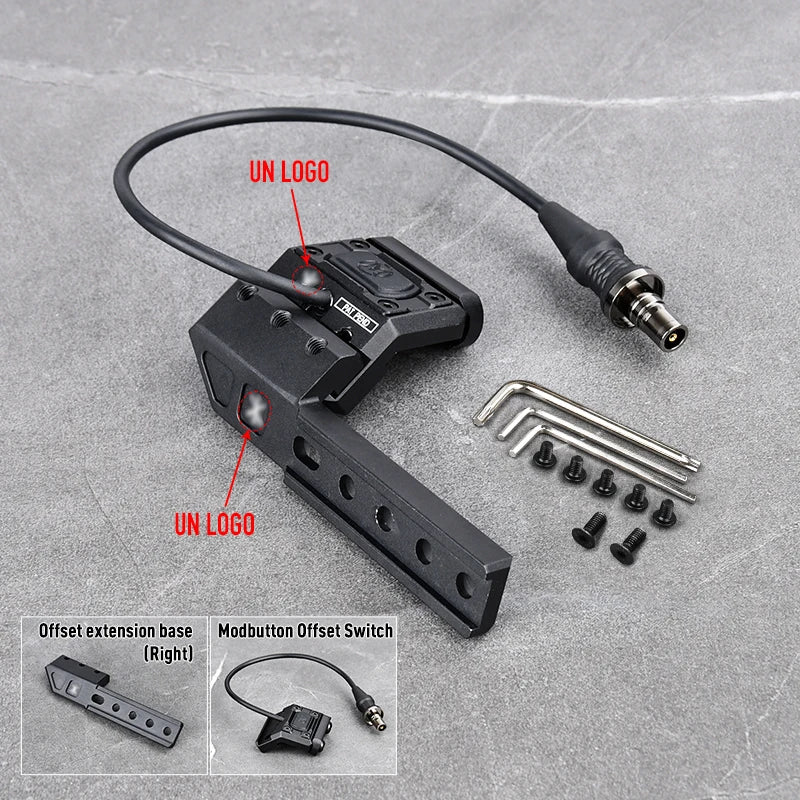 Tactical PLHV2 Flashlight High Power Scout Light Modlit PLH-V2 Hunting Weapon1 Lamp UNIT Offset Switch For 20mm Picatinny Rail