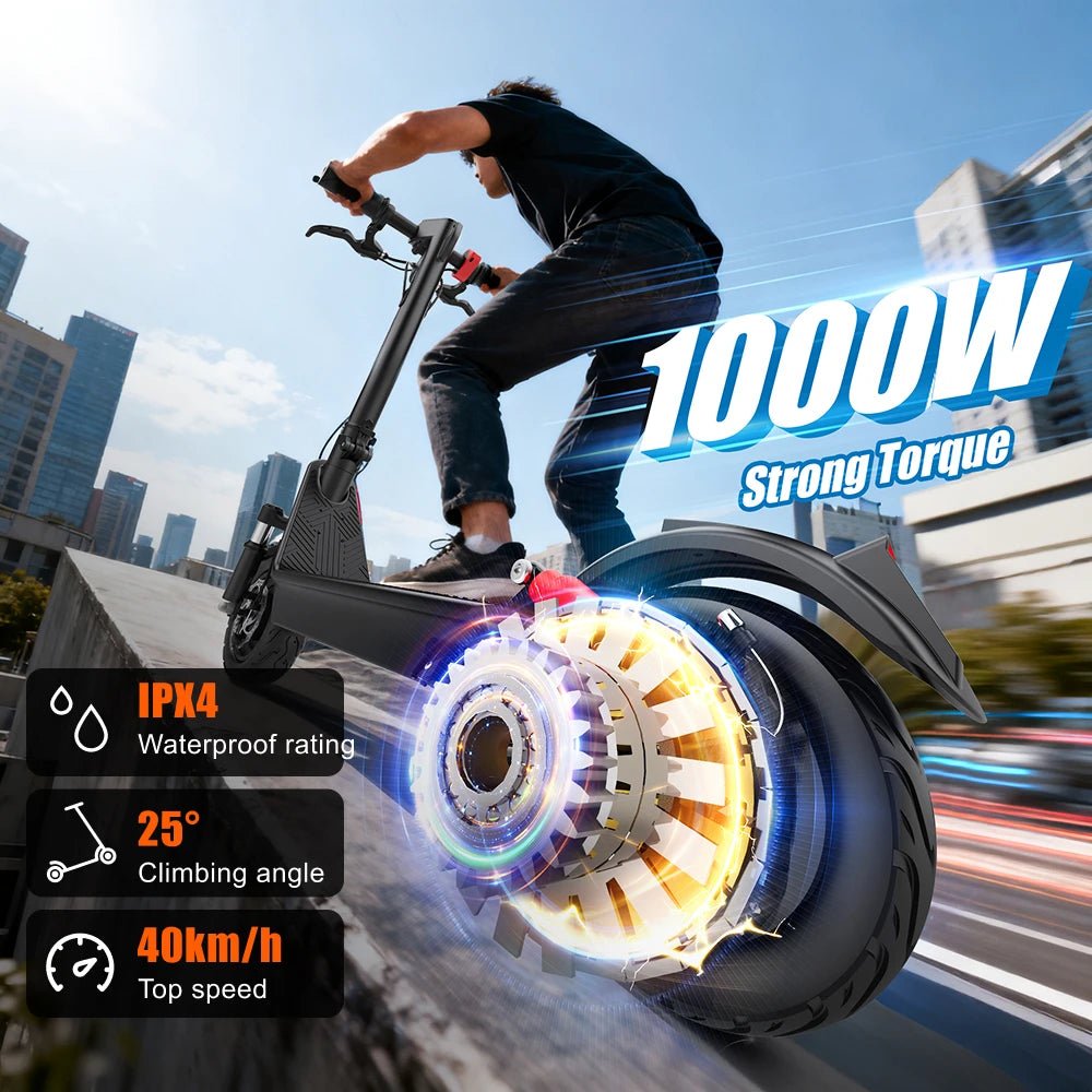 HX X9B electric scooter 1000W 20AH 40KM/H Electric kick scooters e scooter adults electric skateboards Folding escooter Escooter - memorylane shop