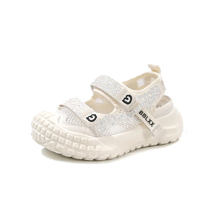 Summer Girls' Sports Sandals Comfortable and Soft Non - Slip and Breathable Outdoor Sports Sandals with Rhinestone Decorations - memorylane shop