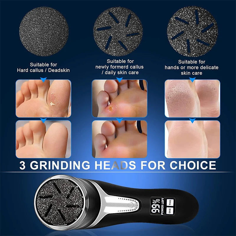 Electric Pedicure Tools Dead Hard Skin Care Callus Leg Heels Remover Hard Cracked File for Heels Grinding Pedicure Beauty Care