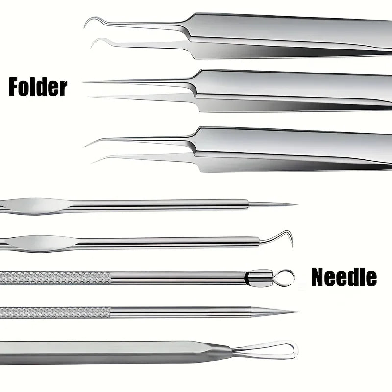 11/15pcs Blackhead Tools Deep Cleansing Facial Skincare Set for Mom,All Skin Types,Ideal Gift for Facial Care,Facial Care Tools