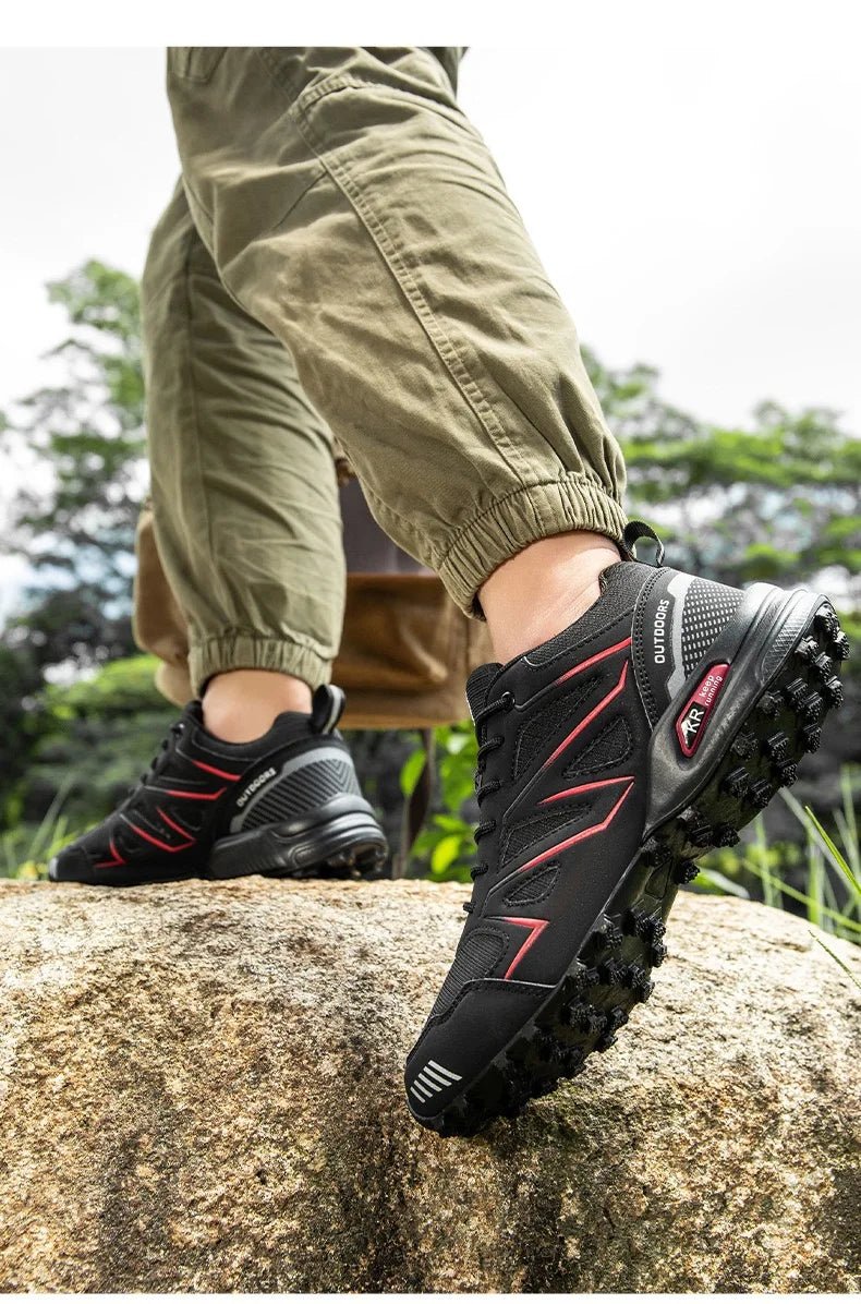 Men's Lockless Cycling Shoes,Outdoor Mountain Cross - Country Non - slip Hiking shoes,Breathable Sports Shoes,Road Cycling Shoes - memorylane shop
