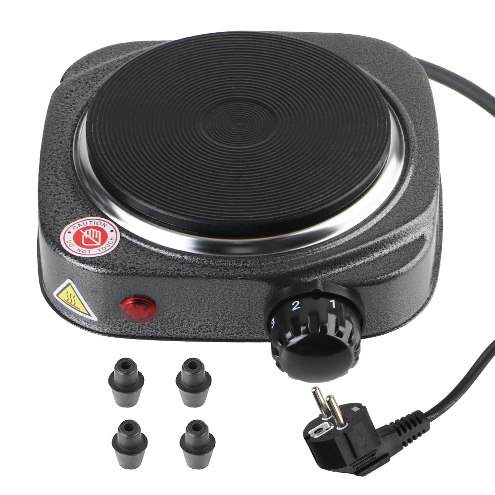 Mini Electric Cooker Plate 500W – Portable Heating Stove for Milk, Coffee & More