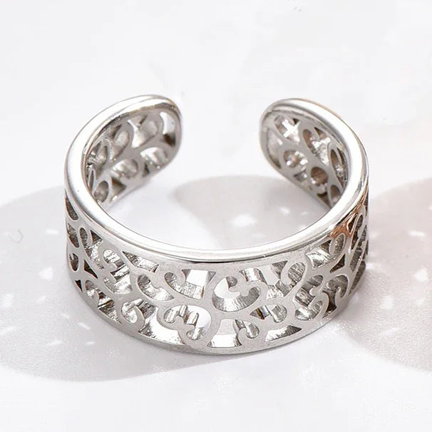3pc Stainless Steel Hollow Arrowhead Toe Rings for Women
