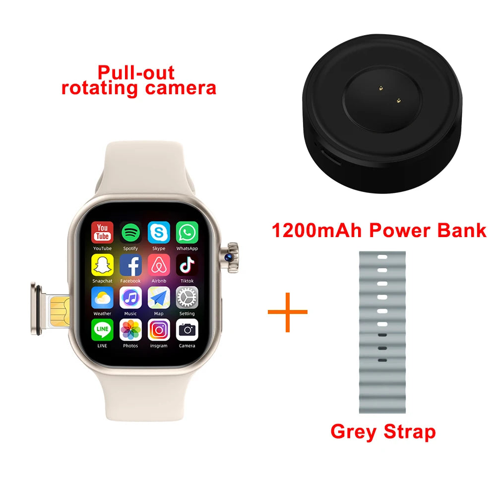 S10 Smart Watch – Android 4G LTE, AMOLED, GPS, Video Call & SIM Card