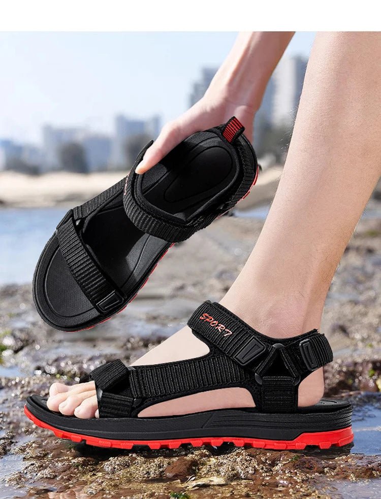 Summer Men Sandals Fashion Leisure Beach Holiday Sandals for Mens Lightweight Shoes New Outdoor Comfortable Casual Sandals - memorylane shop