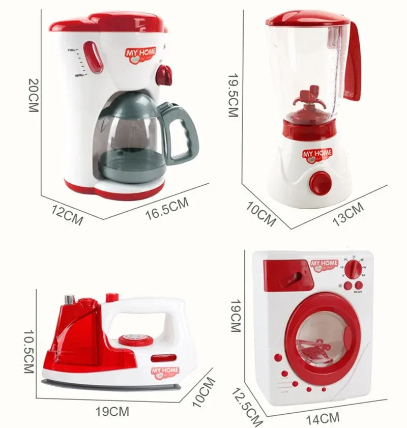 Kids Toy Kitchen Appliances Set – Play Kitchen Accessories for Children
