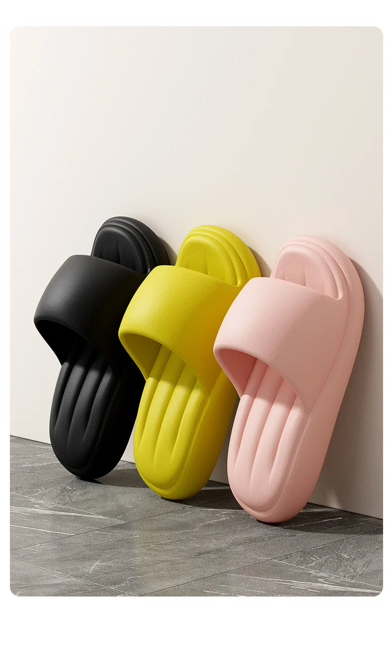 Women's Summer Sandals - Breathable Anti-Slip Platform Slippers, Odor-Resistant Bath & Beach Slides for Indoor/Outdoor