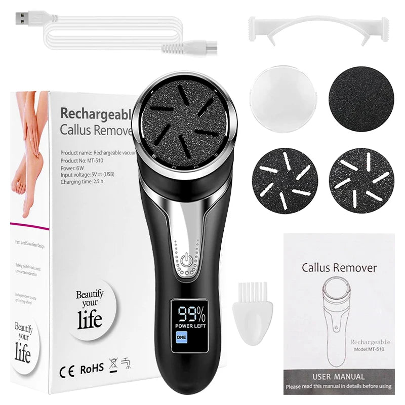 Electric Pedicure Tools Dead Hard Skin Care Callus Leg Heels Remover Hard Cracked File for Heels Grinding Pedicure Beauty Care