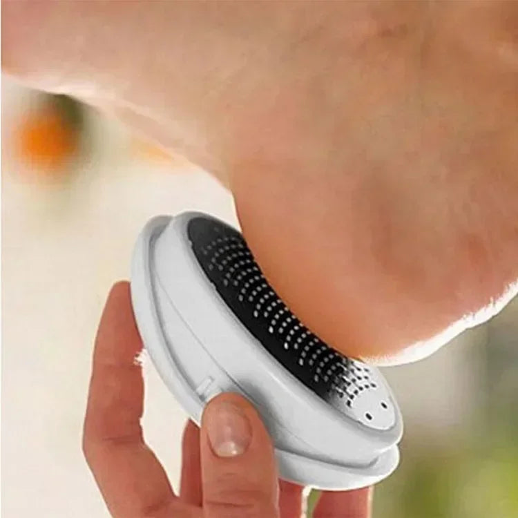 Foot Care Tools - Pedicure Dead Skin and Callus Remover, Foot Scrubber with Sandpaper and Wooden Handle