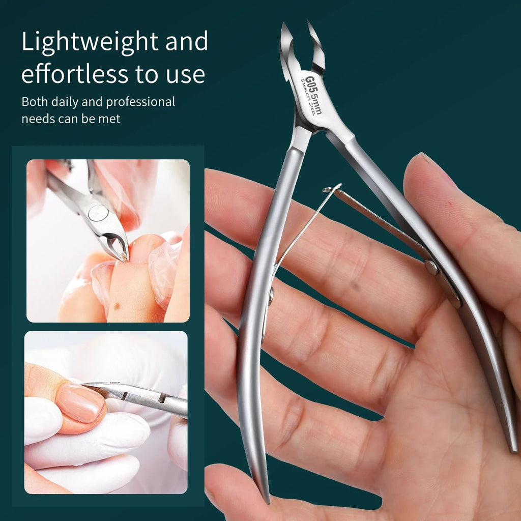 Professional Cuticle Trimmer Set, Super Sharp Dead Skin Scissors For Women And Men's Nail And Toenail Labor Saving Manicure Tool - memorylane shop
