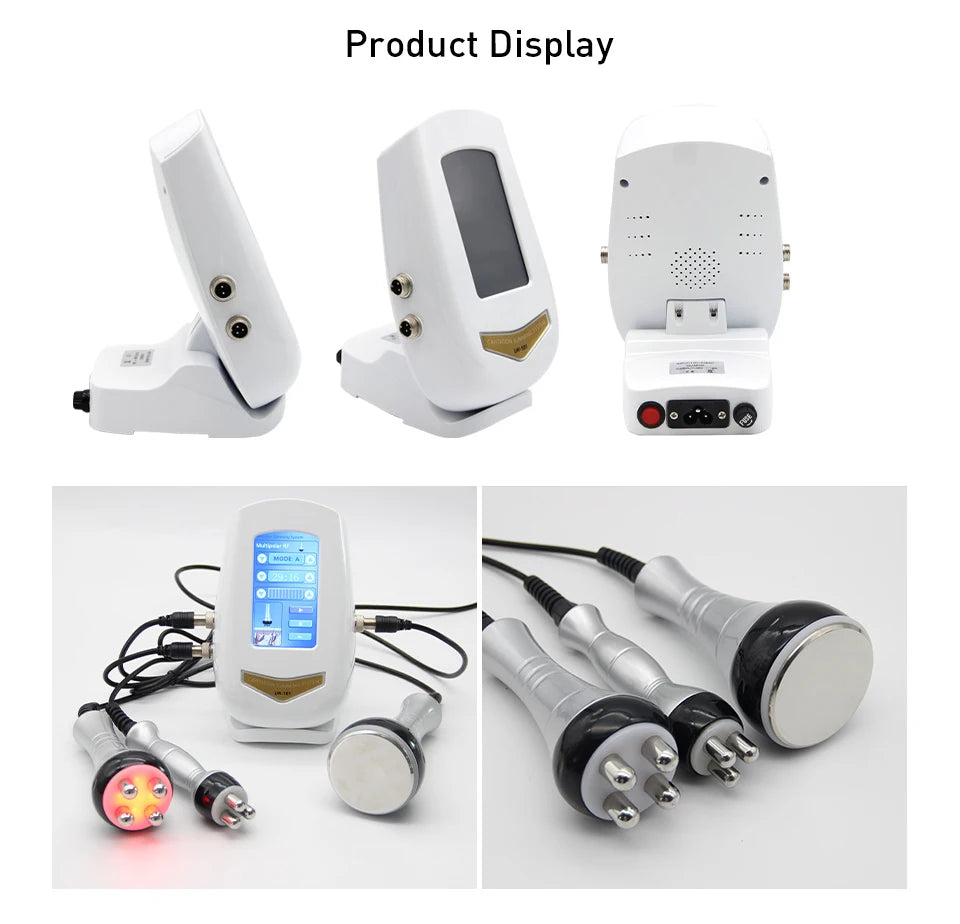 40K 3-in-1 Ultrasonic Body Shaping Instrument Negative Pressure Slimming Beauty Massage  Facial Care Beauty Salon Dedicated