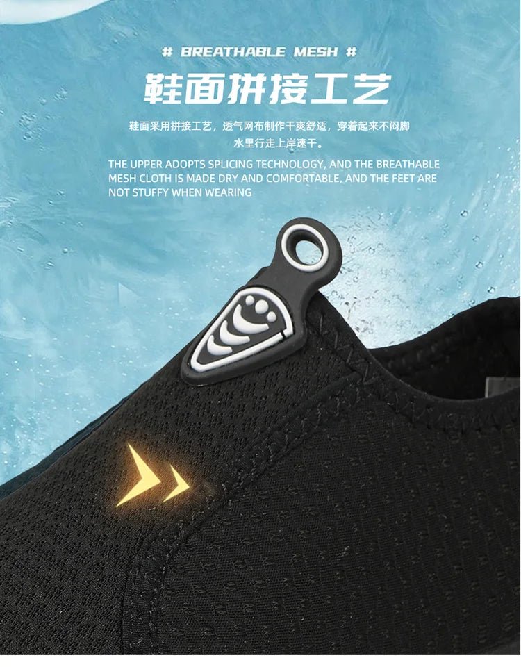 New Unisex Lager Size Unisex Outdoor Aqua Shoes Couples Vacation Beach Barefoot Swimming Shoes Indoor Fitness Gym Shoes35 - 46 - memorylane shop