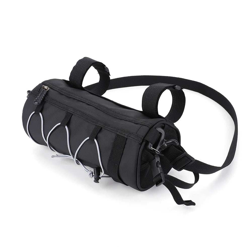 1L Reflective Bicycle Handlebar Bag Front Bike Bags With Adjustable Strap Portable Shoulder Bag For Cycling Road Bike Scooter
