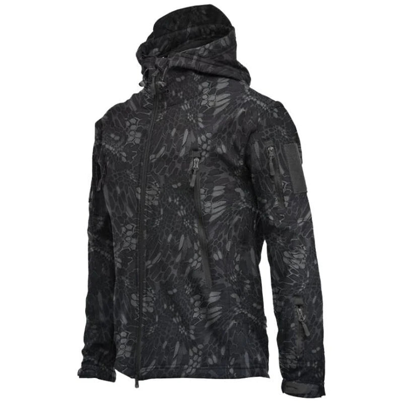 Outdoor Hiking Jacket Shark Skin Soft Shell Outwear Windproof Waterproof Windbreaker Training Tactical Jackets Hunting Clothes