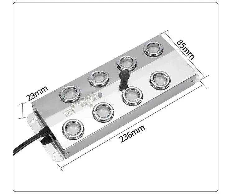 DC48V 4/6/8/10 Head Humidifier Ultrasonic Mist Maker Fogger For Mushroom Plants Without Power Supply - memorylane shop