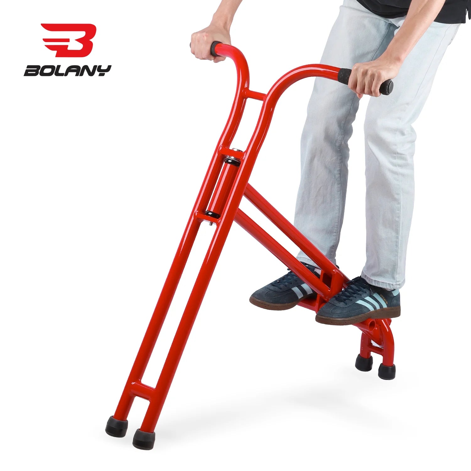 BOLANY Trial Bike Training Stand Frame Aluminum Alloy Bicycle Frame for Body Positioning Bike Trials Trial Riding Training Tools