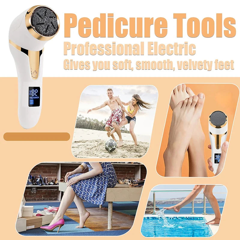 Electric Pedicure Tools Dead Hard Skin Care Callus Leg Heels Remover Hard Cracked File for Heels Grinding Pedicure Beauty Care