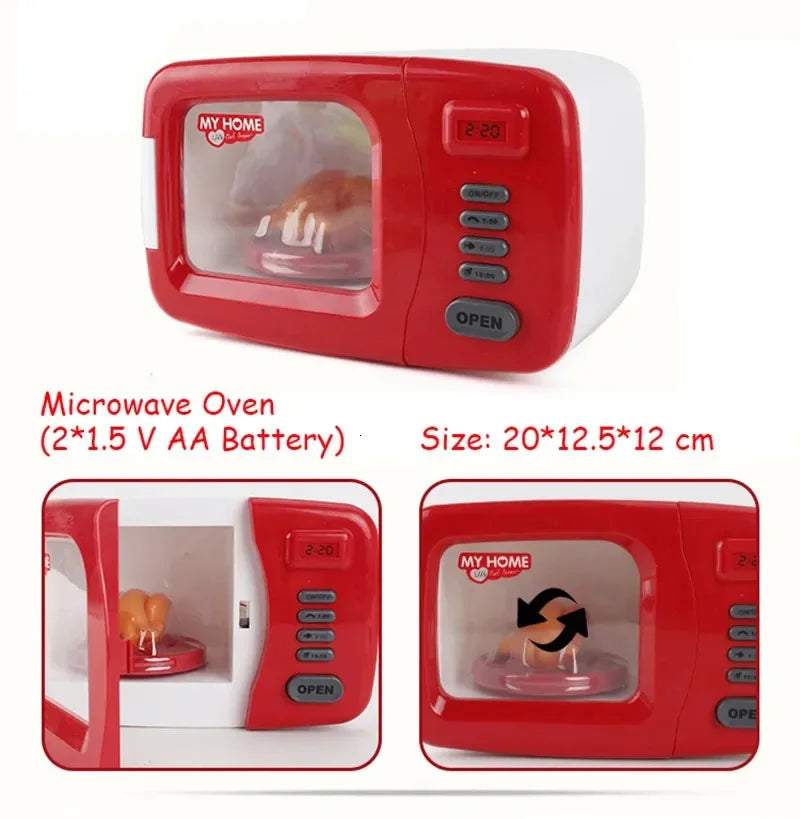 Kids Toy Kitchen Appliances Set – Play Kitchen Accessories for Children