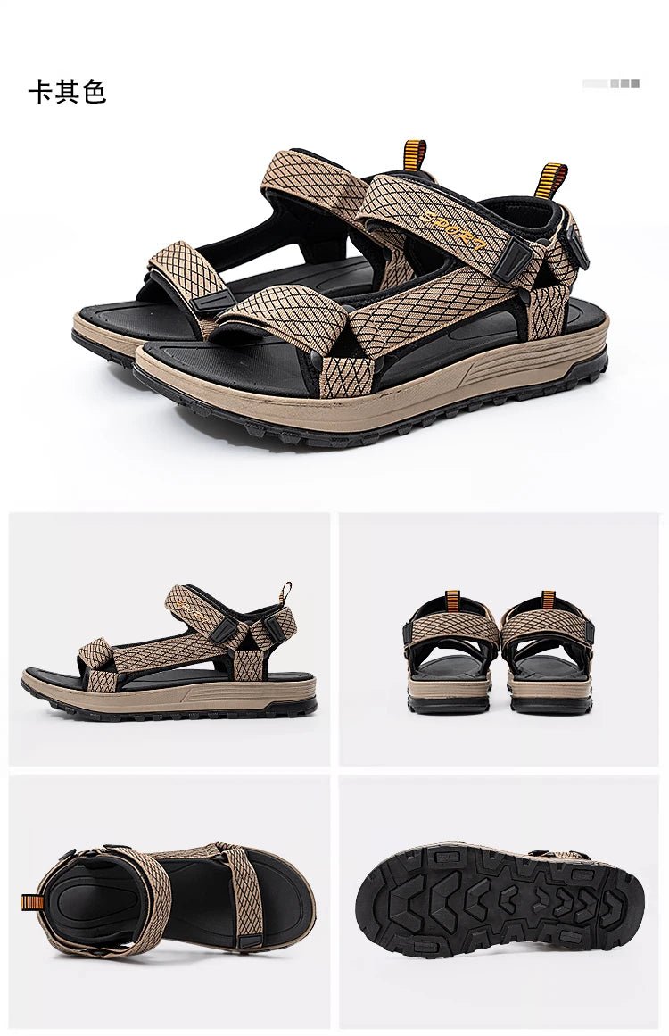 Summer Men Sandals Fashion Leisure Beach Holiday Sandals for Mens Lightweight Shoes New Outdoor Comfortable Casual Sandals - memorylane shop