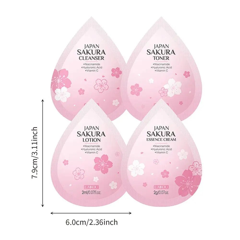 Hydrating Skin Care Set,10pcs Mini Travel Skincare Products,Including Face Wash, Serum, Toner, Lotion,Face Skin Care Routine Kit - memorylane shop