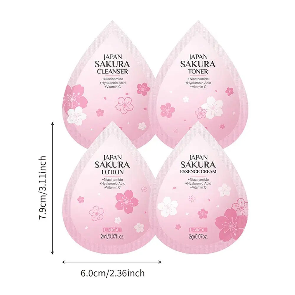 Hydrating Skin Care Set,10pcs Mini Travel Skincare Products,Including Face Wash, Serum, Toner, Lotion,Face Skin Care Routine Kit