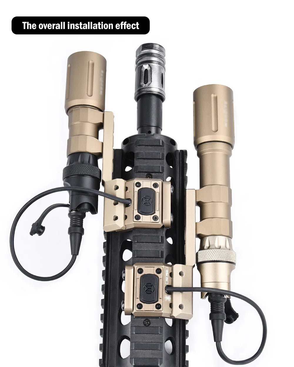 Tactical PLHV2 Flashlight High Power Scout Light Modlit PLH - V2 Hunting Weapon1 Lamp UNIT Offset Switch For 20mm Picatinny Rail - memorylane shop
