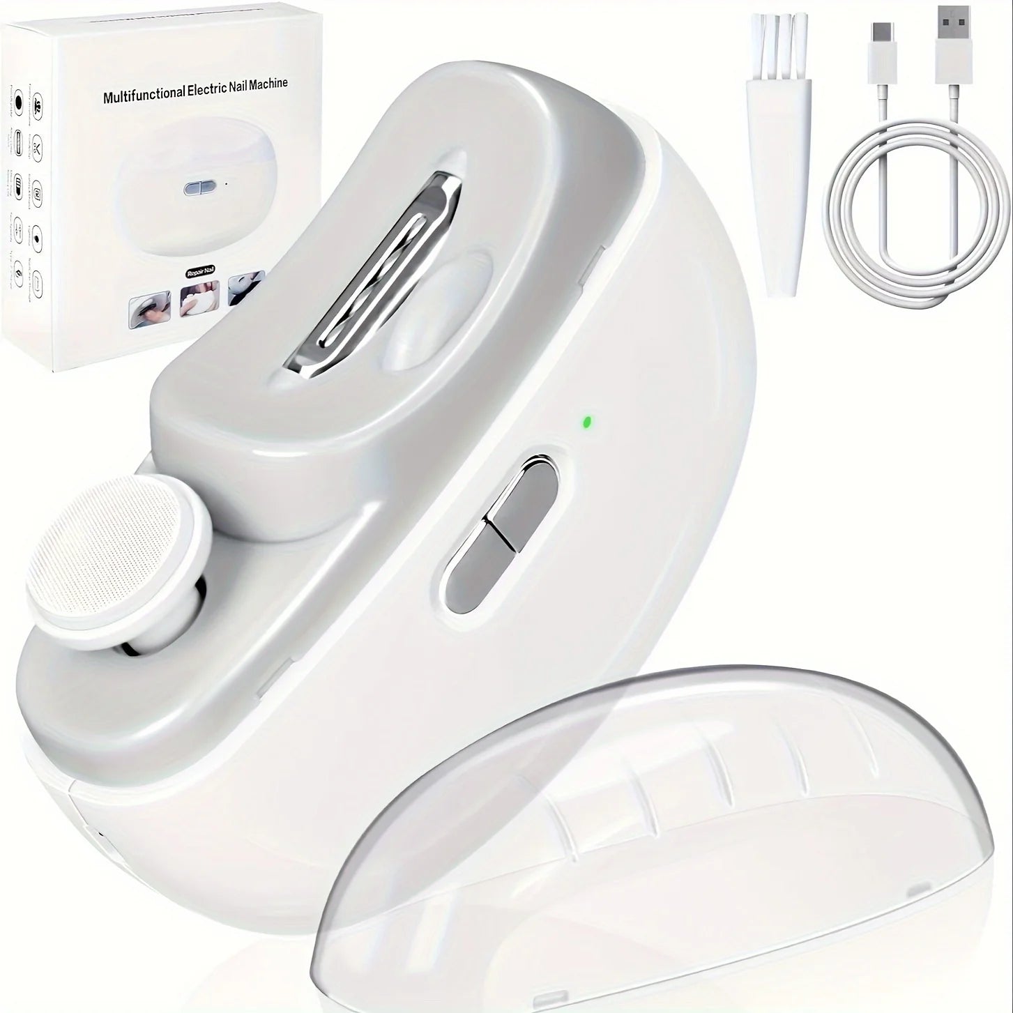 The ultimate nail care toolkit - professional electric nail clippers, polishers, polishers, file organizers, and shaping tools - memorylane shop