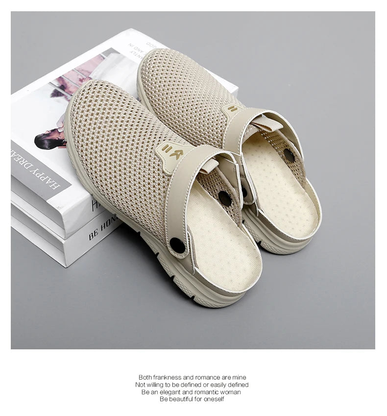 Summer Sandals for Women Breathable Beach Sandals Slippers Fashion Garden Clog Aqua Shoes Trekking Wading Shoes Plus Size 35-44