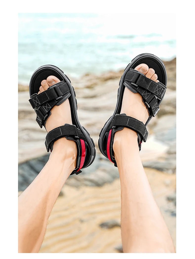 Summer Men's Sandals Trendy Casual Outdoor Sport Shoes for Holidays Beach Breathable Wear - Resistant Hiking & Walking Sandals - memorylane shop
