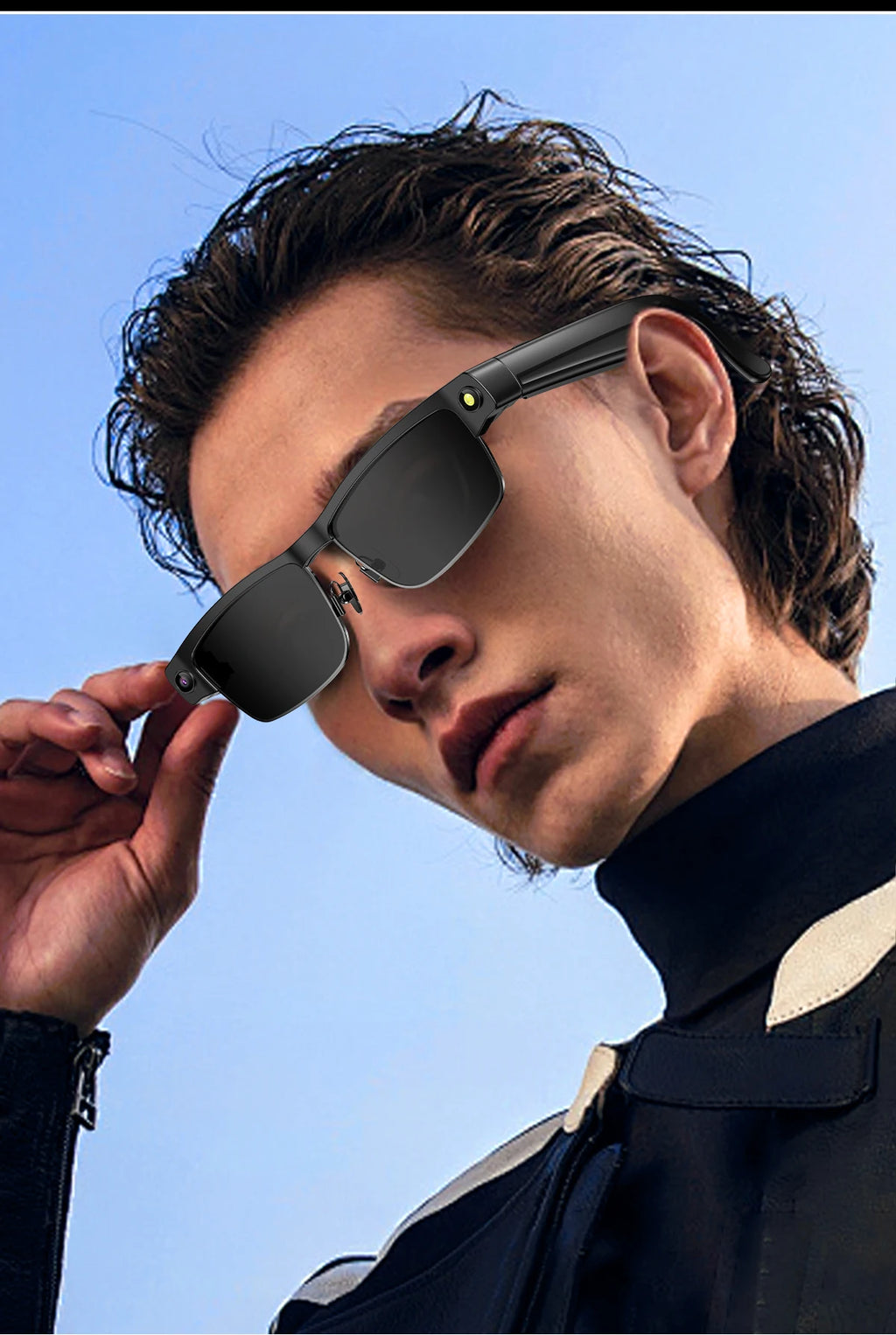 Smart Camera Glasses – Photo, Video, BT Call & AI Voice Assistant | Sunglasses