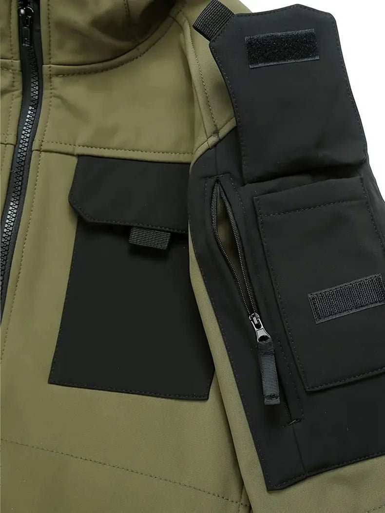 Military Shark Skin Soft Shell Jackets Men Tactical Windproof Waterproof jacket men Army Combat Jackets Mens Hooded Bomber Coats - memorylane shop