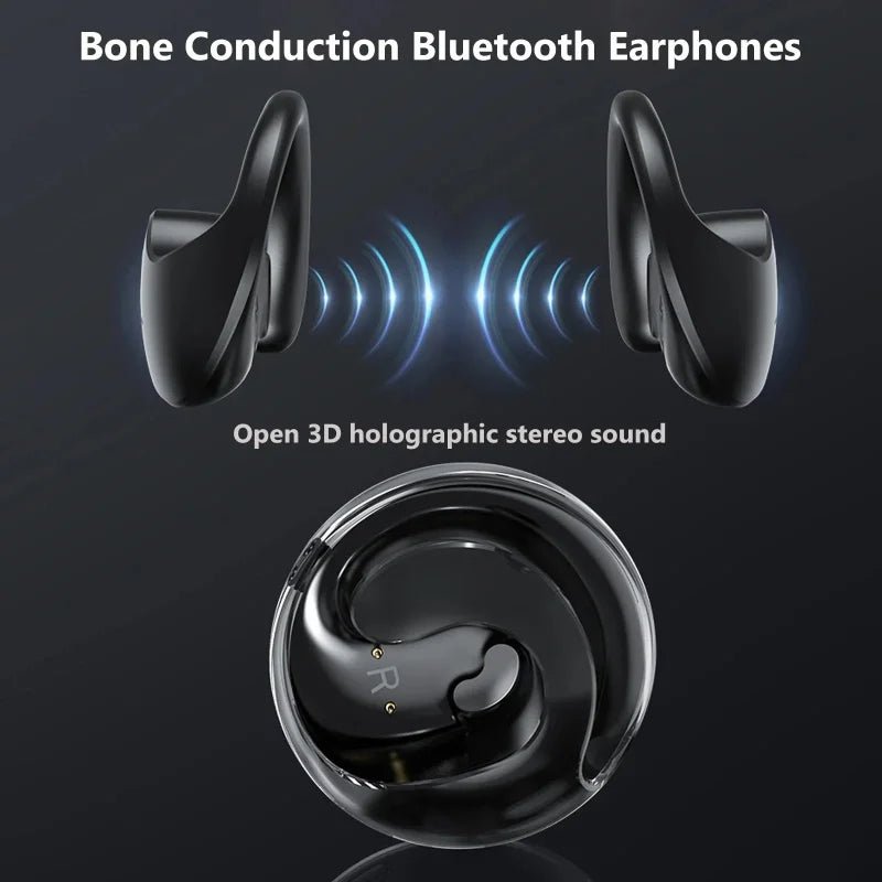 Wireless Bluetooth AI Real - time Language Translation Earphones 144 Languages Ear Hanging Headphone Translator For Busine - memorylane shop