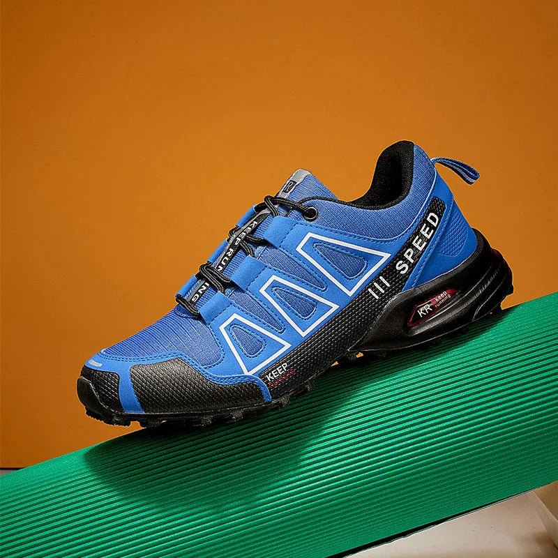 Men's Lockless Cycling Shoes,Outdoor Mountain Cross - Country Non - slip Hiking shoes,Breathable Sports Shoes,Road Cycling Shoes - memorylane shop