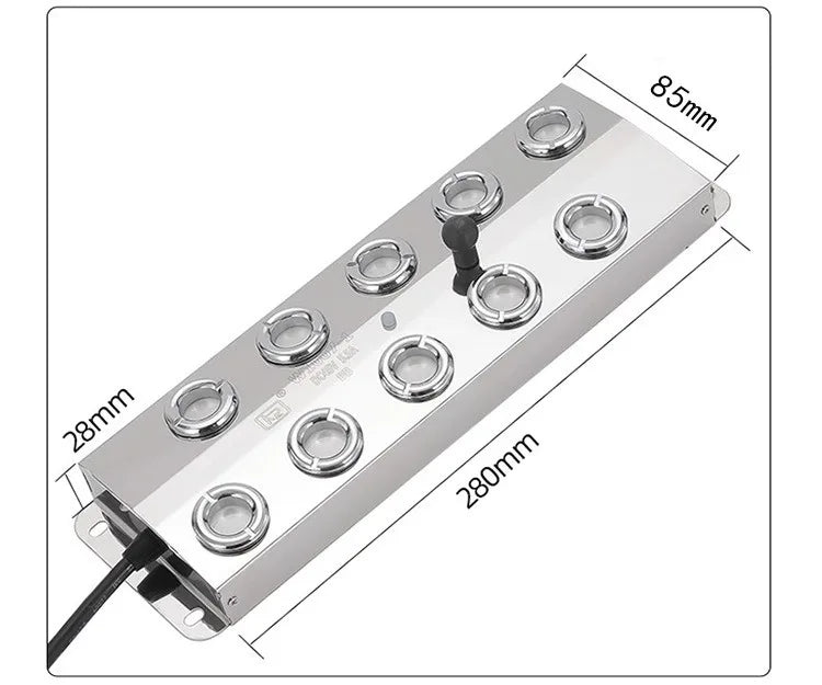 DC48V 4/6/8/10 Head Humidifier Ultrasonic Mist Maker Fogger For Mushroom Plants Without Power Supply - memorylane shop
