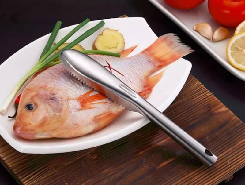 Kitchen Cooking Tools Fish Cleaning Knife Skinner Fish Skin Scraper Stainless Steel Fish Scales Fishing Cleaning Kitchen Gadget - memorylane shop