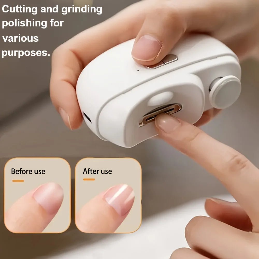The ultimate nail care toolkit - professional electric nail clippers, polishers, polishers, file organizers, and shaping tools - memorylane shop