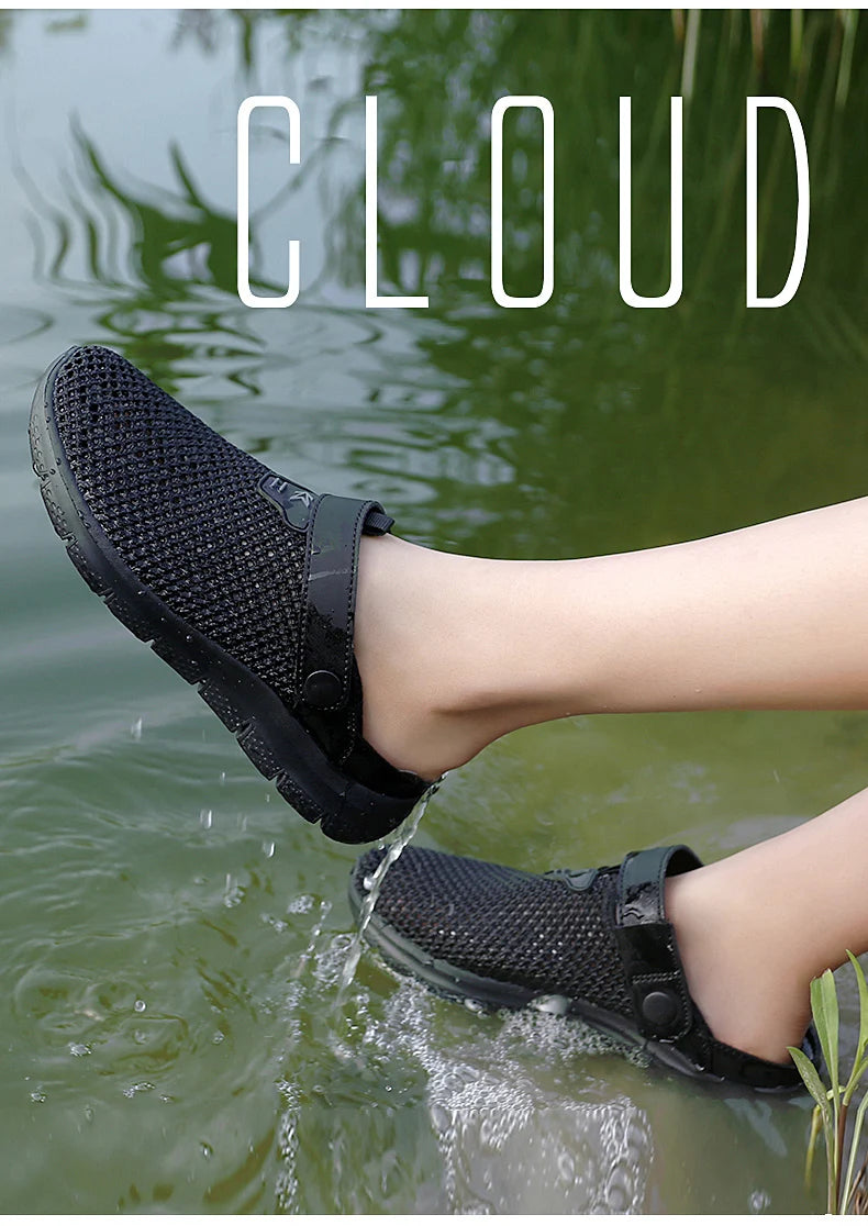 Summer Sandals for Women Breathable Beach Sandals Slippers Fashion Garden Clog Aqua Shoes Trekking Wading Shoes Plus Size 35-44